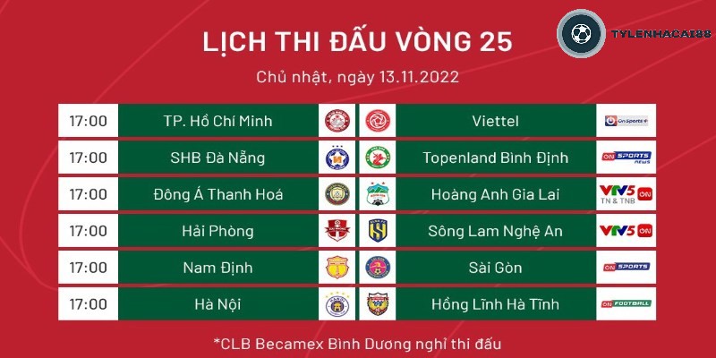 Lý giải thắc mắc V League có bao nhiêu vòng