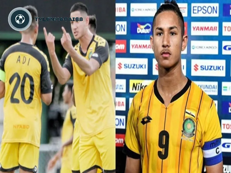 Các cầu thủ thi đấu ấn tượng trong màu áo quốc gia Brunei
