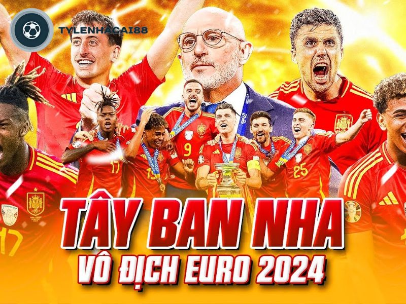 Tây Ban Nha ngạo nghễ dành chức vô địch EURO 2024